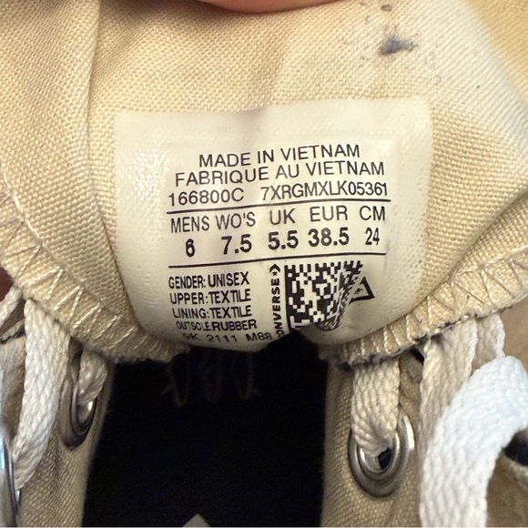 Converse Run Star Hike Hi Womens Sz Mens 6 Wos 7.5 Black White Platform Shoe - Picture 10 of 10